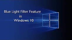 How to reduce blue light in Windows 10