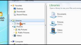 How to restore missing library folders