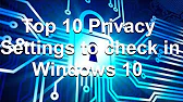 Stop Windows 10 Spying - Privacy Settings Tips